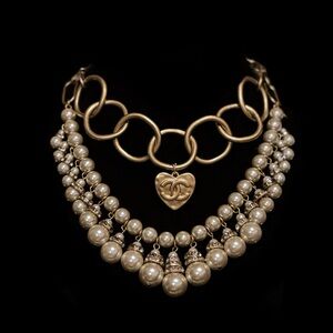 #119 Vintage Upcycled BR Necklace.